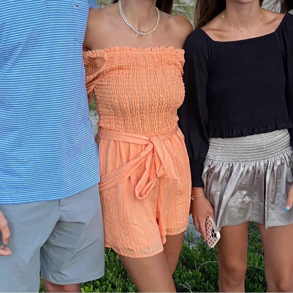 orange romper